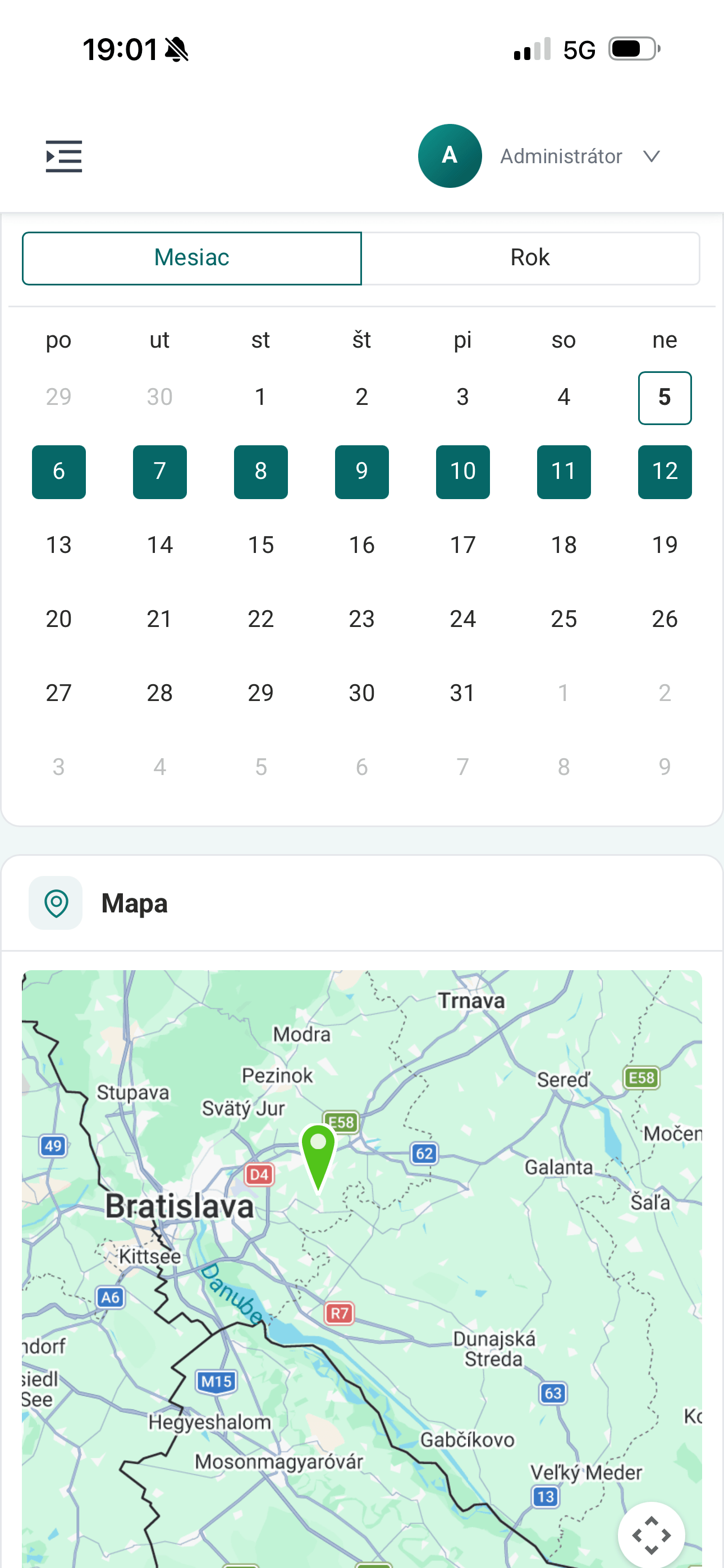 Mobilná aplikácia pre servisných technikov so zákazkami v teréne — DANUBIS